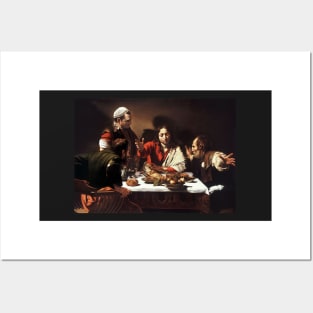 Supper at Emmaus - Michelangelo Merisi da Caravaggio Posters and Art